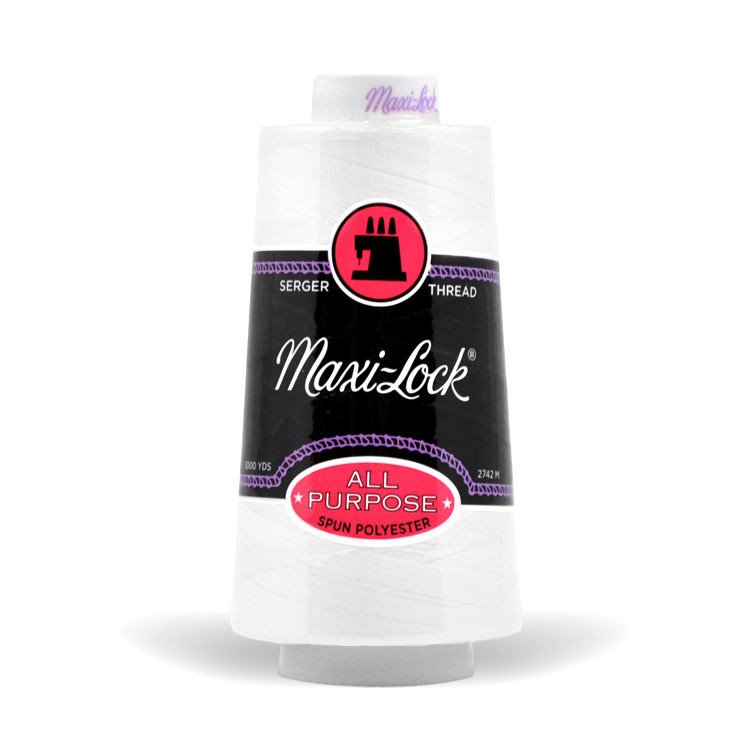 Maxi-Lock White serger thread