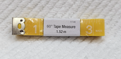 Dritz 60" Tape Measure - YELLOW